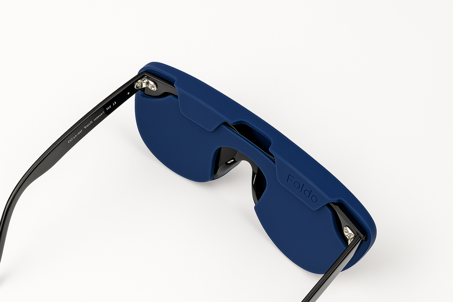 FOLDO Funda de silicona para gafas – Azul Marino, ligera y compacta