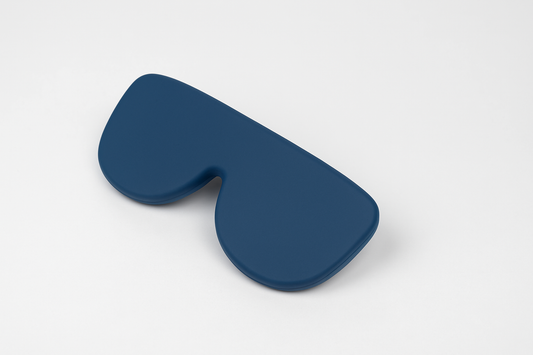 funda de silicona azul para gafas Foldo