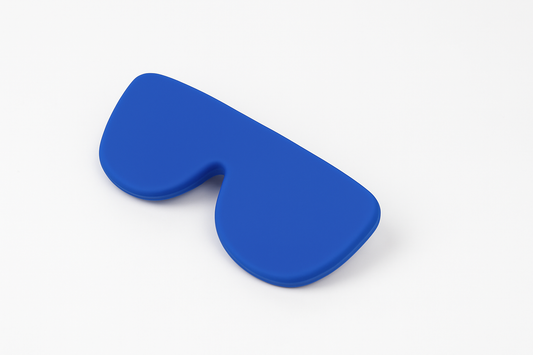FOLDO Funda de silicona para gafas – Azul, ligera y compacta