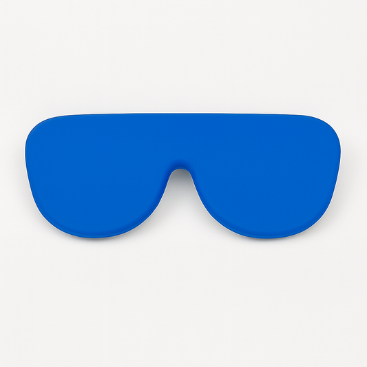 FOLDO Funda de silicona para gafas – Azul, ligera y compacta