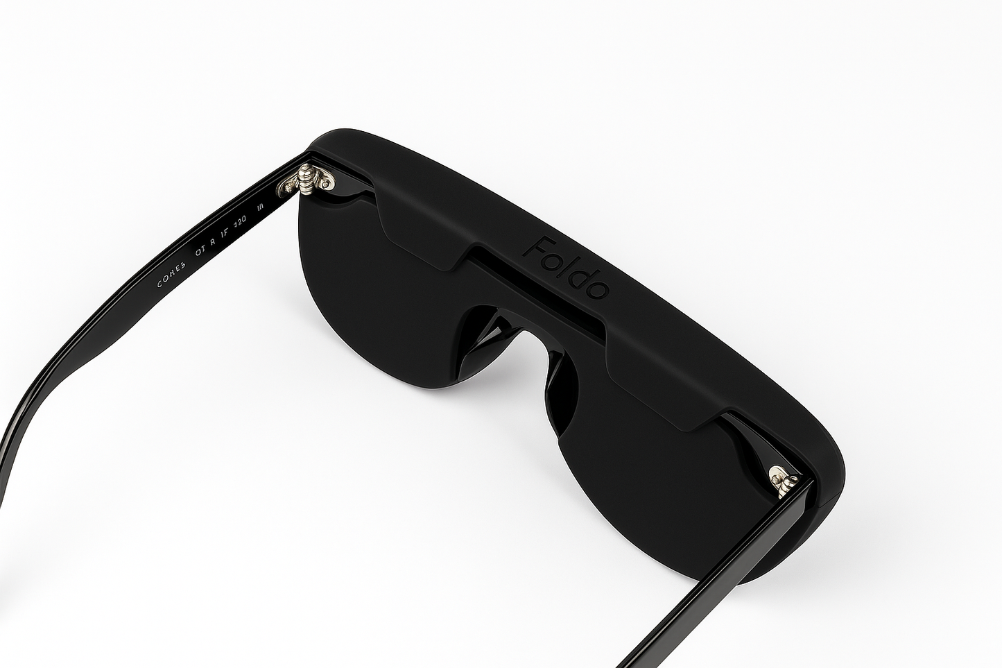 FOLDO Funda de silicona para gafas – Negro clásico, ligera y compacta